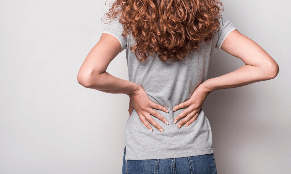 Back pain in a girl